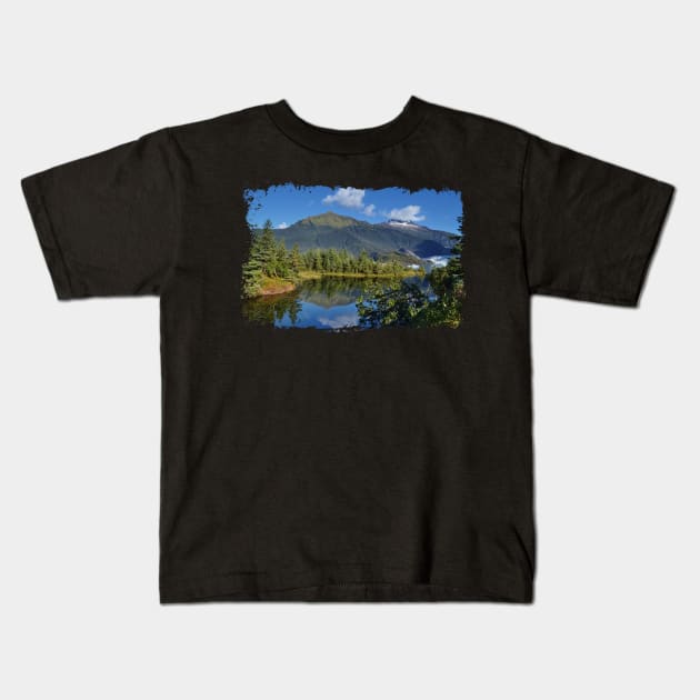 Alaska - Mendenhall Glacier Kids T-Shirt by Photomisak72